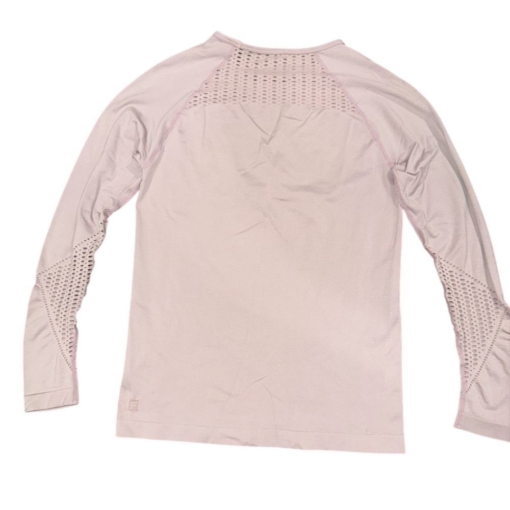 Fabletics Athletic Long Sleeve Top Pale Pink - Picture 5 of 6